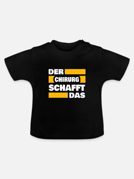 Chirurg - Baby Bio-T-Shirt mit Rundhals - Schwarz
