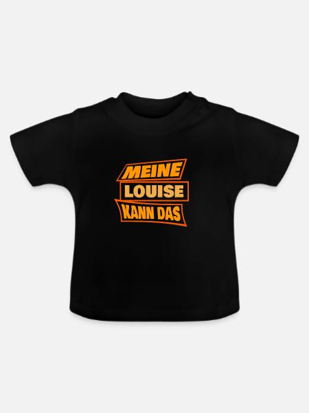 Louise Louise - Baby Bio-T-Shirt mit Rundhals - Schwarz