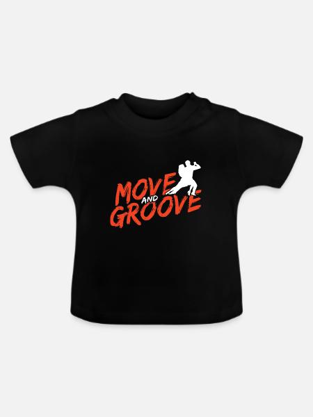 Breakdancing Tanzen für Tänzer - Baby Bio-T-Shirt mit Rundhals - Schwarz