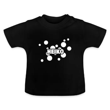 Enfant Heiko - T-shirt bio col rond Bébé - noir - Devant