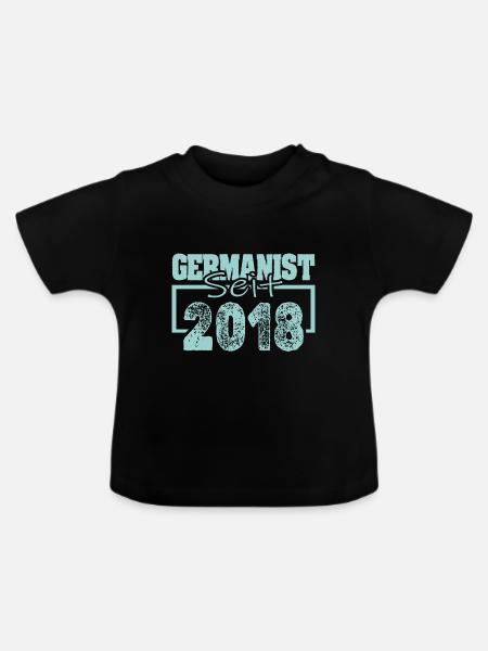 Berufung 2018 - Baby Bio-T-Shirt mit Rundhals - Schwarz