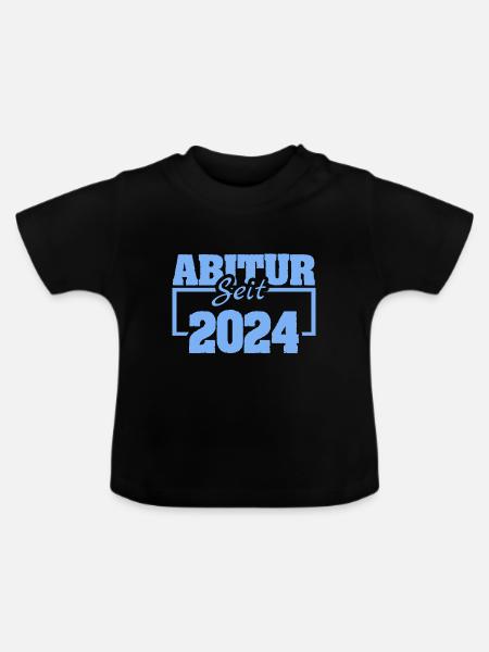 2024 - Baby Bio-T-Shirt mit Rundhals - Schwarz