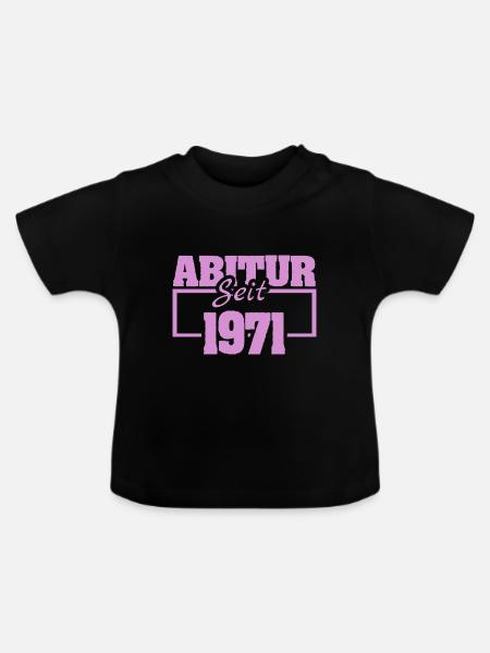 Uni 1971 - Baby Bio-T-Shirt mit Rundhals - Schwarz