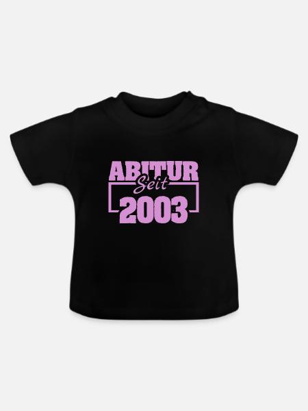 2003 - Baby Bio-T-Shirt mit Rundhals - Schwarz