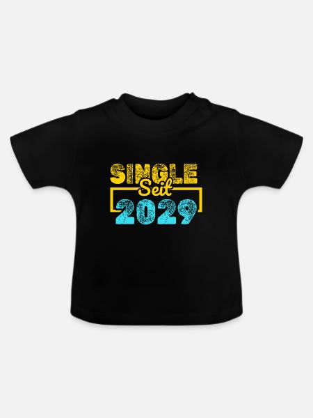 2029 - Baby Bio-T-Shirt mit Rundhals - Schwarz