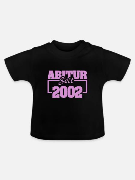 2002 - Baby Bio-T-Shirt mit Rundhals - Schwarz