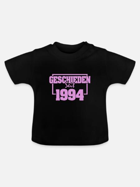 Ehe 1994 - Baby Bio-T-Shirt mit Rundhals - Schwarz
