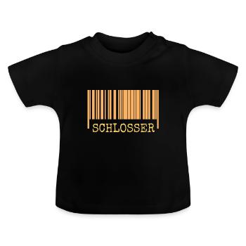 Schlosser Schlosser - Baby Bio-T-Shirt mit Rundhals - Schwarz - Vorne