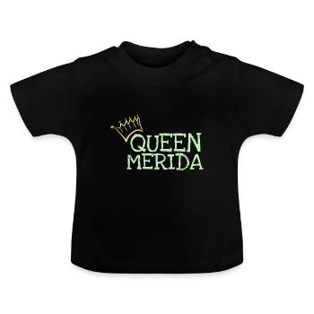 Merida - T-shirt bio col rond Bébé - noir - Devant
