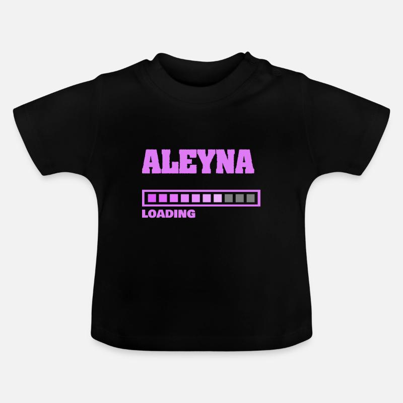 Bébé Aleyna - T-shirt bio col rond Bébé - noir