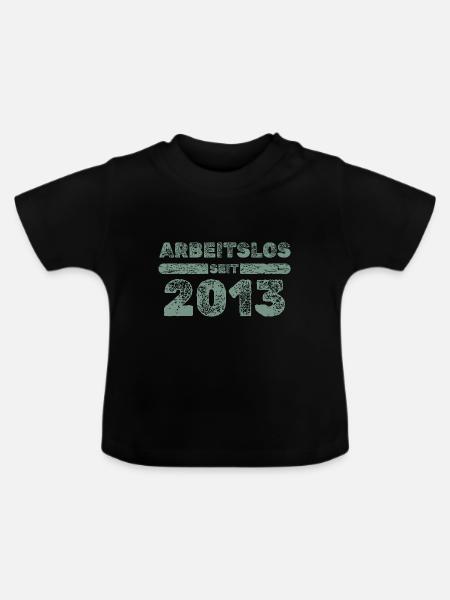 2013 2013 - Baby Bio-T-Shirt mit Rundhals - Schwarz