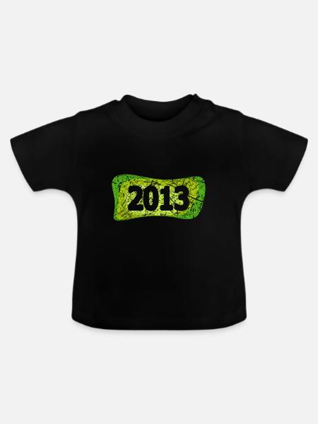 Kratzer 2013 - Baby Bio-T-Shirt mit Rundhals - Schwarz