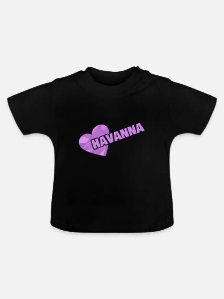 Krone Havanna - Baby Bio-T-Shirt mit Rundhals - Schwarz