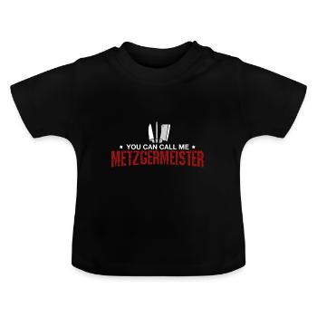 Metzger - Baby Bio-T-Shirt mit Rundhals - Schwarz - Vorne