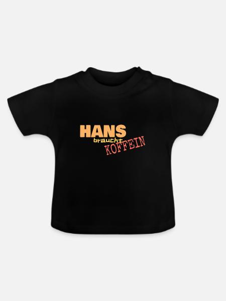 Geschenk für HAns - Baby Bio-T-Shirt mit Rundhals - Schwarz