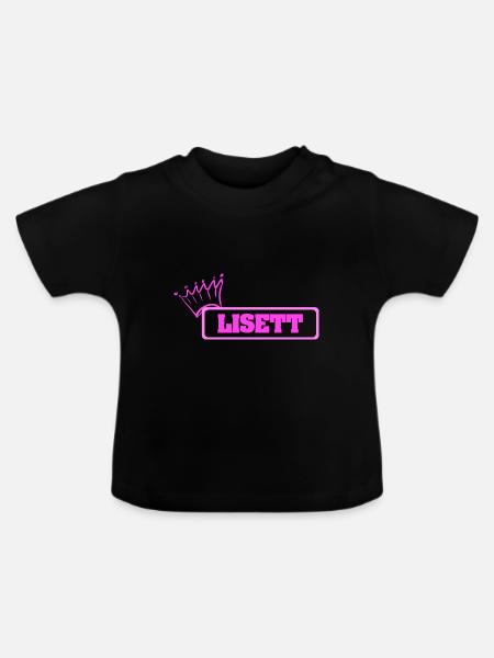 Krone Lisett - Baby Bio-T-Shirt mit Rundhals - Schwarz