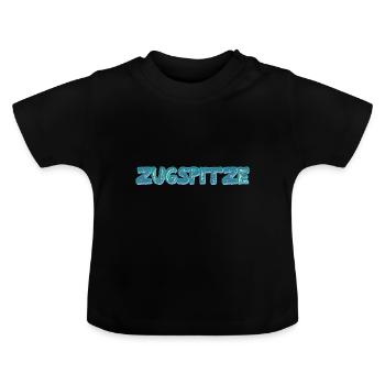 Mont Zugspitze - T-shirt bio col rond Bébé - noir - Devant