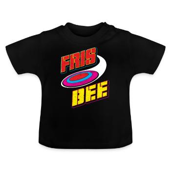 Frisbee - Frisbee ultime - T-shirt bio col rond Bébé - noir - Devant