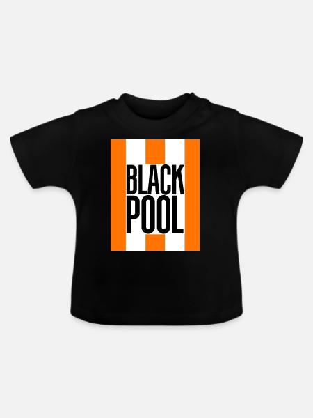 Blackpool - Baby Bio-T-Shirt mit Rundhals - Schwarz