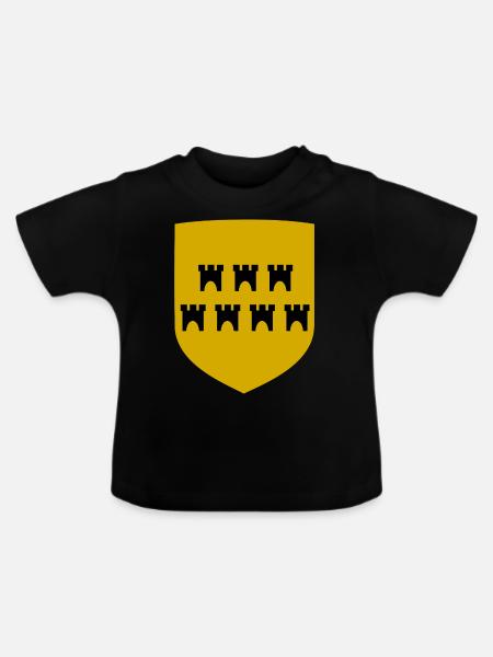 Die Siebenbürger Sachsen - Baby Bio-T-Shirt mit Rundhals - Schwarz
