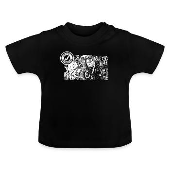 BESTE MONTEUR - Baby biologisch T-shirt met ronde hals - zwart - Voor