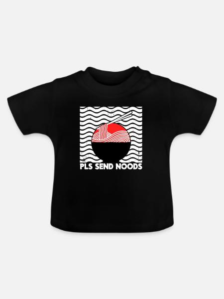 Japanisch Ramen Statement Manga Anime Fernost - Baby Bio-T-Shirt mit Rundhals - Schwarz