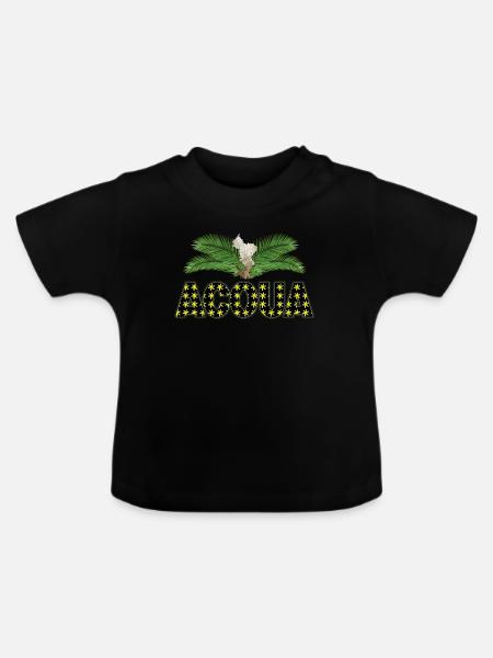 ACOUA - Baby Bio-T-Shirt mit Rundhals - Schwarz
