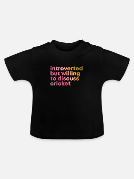 Cricket Cricket Cricket - Baby Bio-T-Shirt mit Rundhals - Schwarz