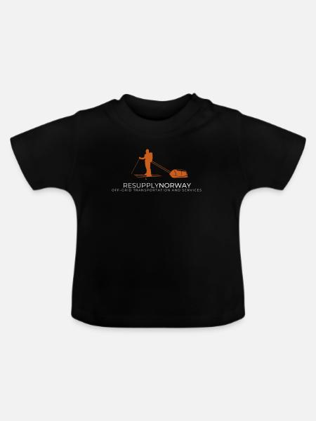 NachschubNorwegen - Baby Bio-T-Shirt mit Rundhals - Schwarz