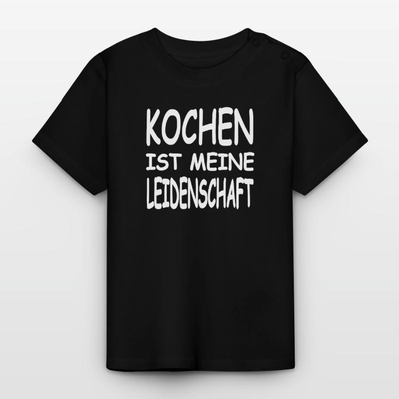 Cuoco Maglietta ecologica con scollo rotondo per neonato