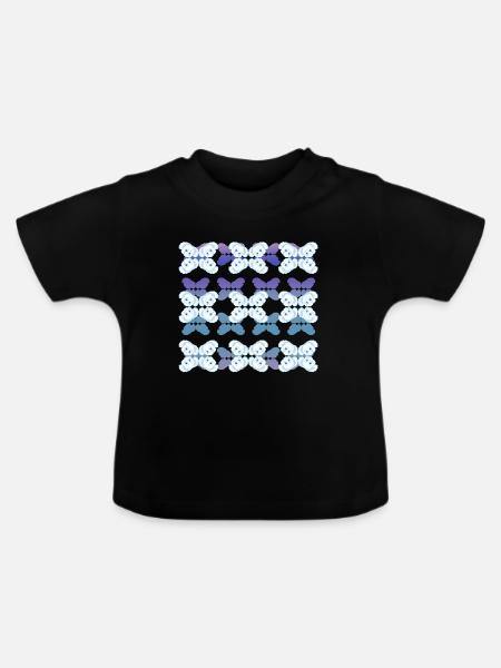 Schnee-Koala - Baby Bio-T-Shirt mit Rundhals - Schwarz
