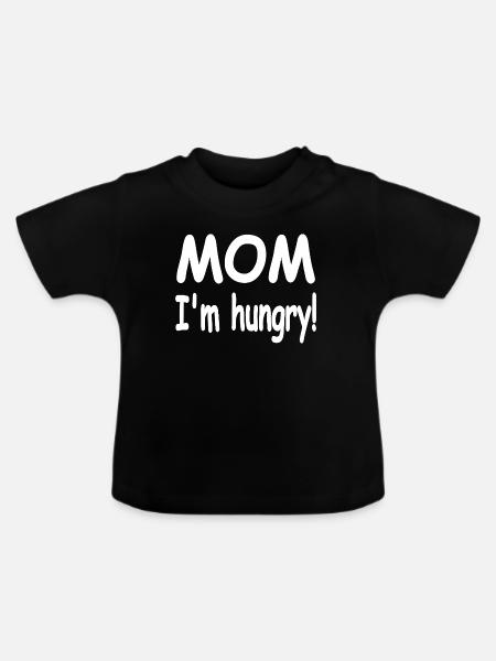 Mutter - Baby Bio-T-Shirt mit Rundhals - Schwarz