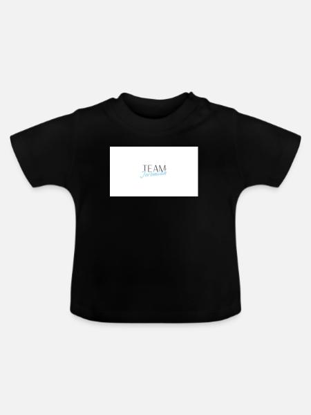 Team Jeremiah - Baby Bio-T-Shirt mit Rundhals - Schwarz