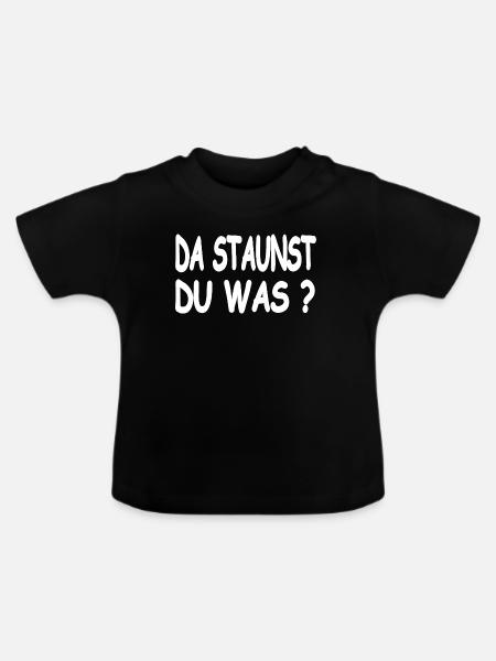 Auto - Baby Bio-T-Shirt mit Rundhals - Schwarz