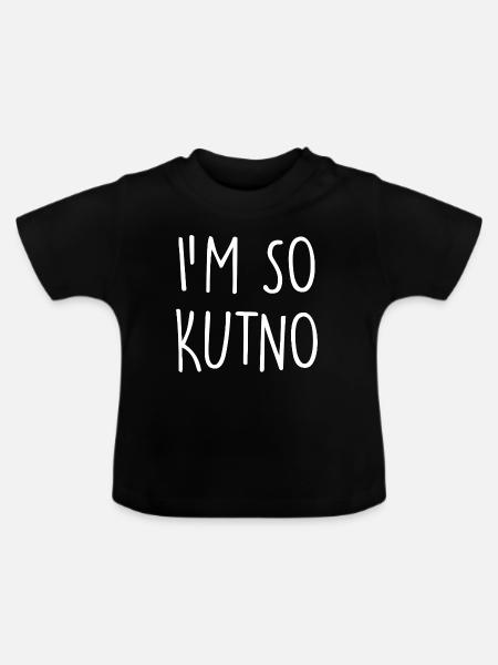 Kutno Polska Polen - Baby Bio-T-Shirt mit Rundhals - Schwarz