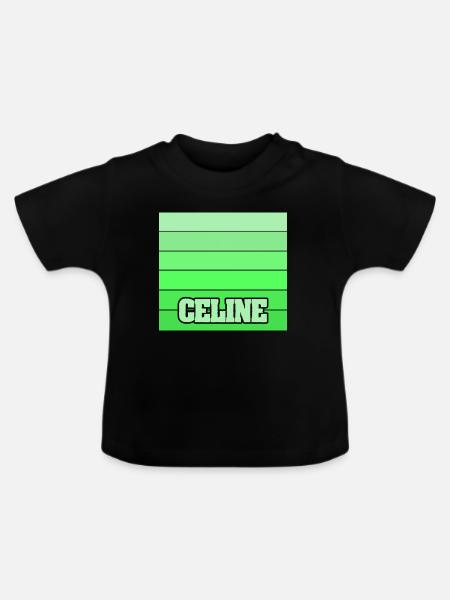 Ma als Tochter - Baby Bio-T-Shirt mit Rundhals - Schwarz