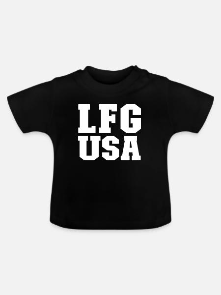 LFG USA - Baby Bio-T-Shirt mit Rundhals - Schwarz