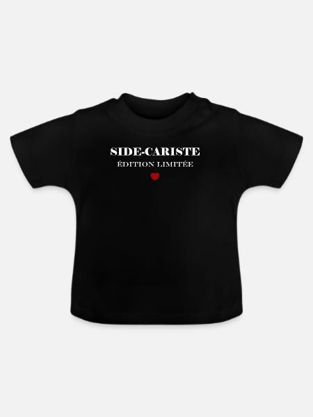 Limited Edition Sidecar Operator - Baby Bio-T-Shirt mit Rundhals - Schwarz