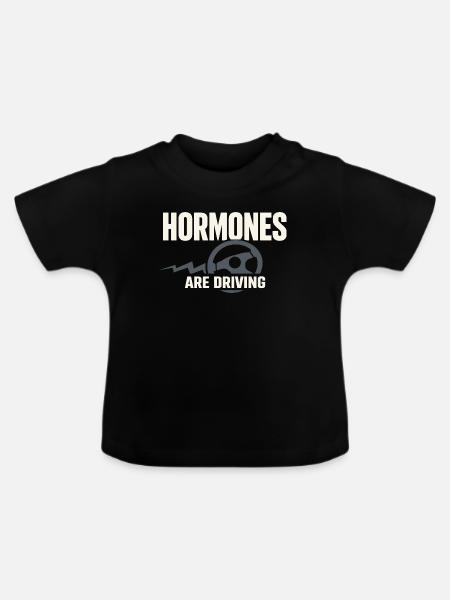 Perimenopause Humor Perimenopause - Baby Bio-T-Shirt mit Rundhals - Schwarz