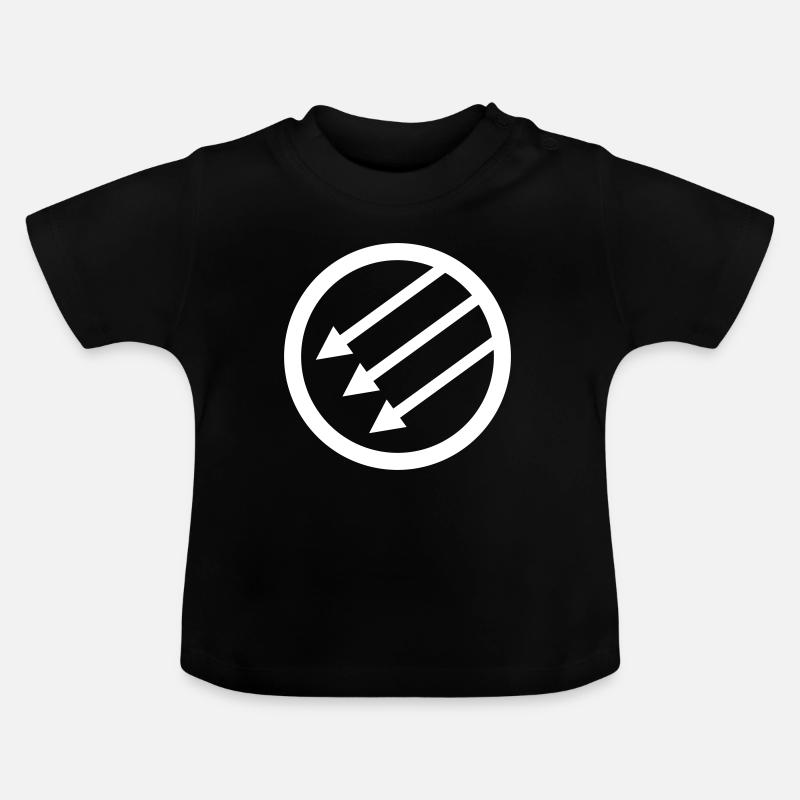 Front de fer / Front de l’Eiserne / Järnfronten - T-shirt bio col rond Bébé - noir