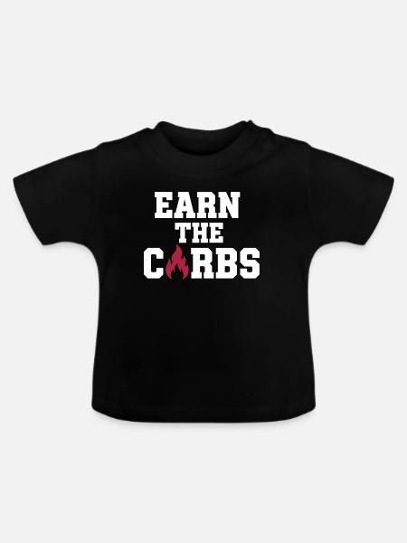 Schnittsaison Bei Reduziertem Kaloriendefizit - Baby Bio-T-Shirt mit Rundhals - Schwarz