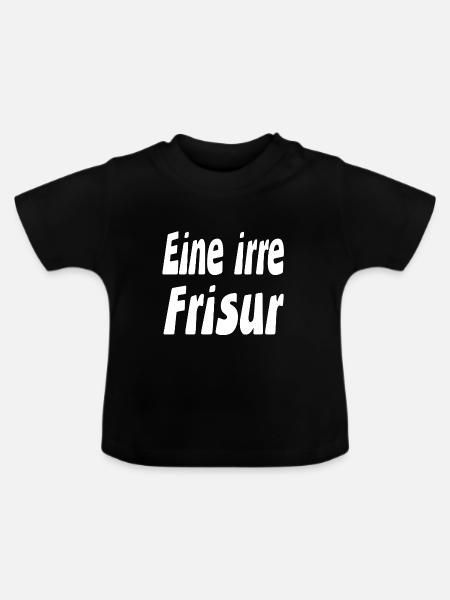 Frisur - Baby Bio-T-Shirt mit Rundhals - Schwarz