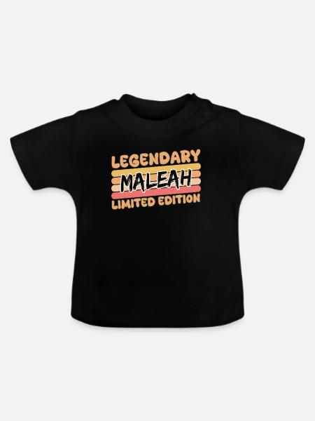 Legendary Maleah - Baby Bio-T-Shirt mit Rundhals - Schwarz
