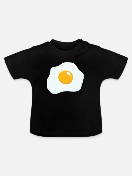 Sunny Side Up - Baby Bio-T-Shirt mit Rundhals - Schwarz