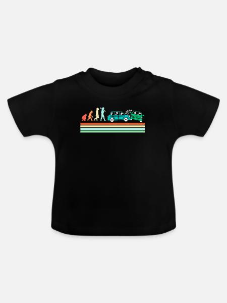 Demolition Derby - Baby Bio-T-Shirt mit Rundhals - Schwarz
