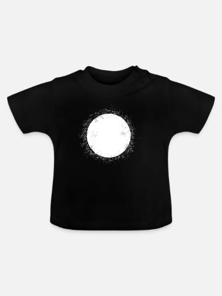 Gotische Sonnengestaltung - Baby Bio-T-Shirt mit Rundhals - Schwarz