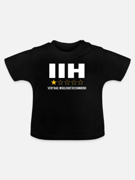 IIH Sehr Schlechter idiopathischer Hypertonie-Krieger - Baby Bio-T-Shirt mit Rundhals - Schwarz