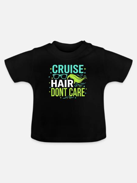 Kreuzfahrt-oma, Oma An Deck, - Baby Bio-T-Shirt mit Rundhals - Schwarz