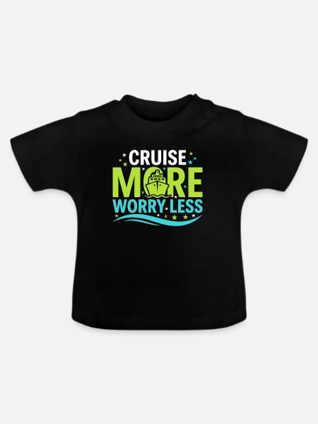 Kreuzfahrt-oma, Oma An Deck, - Baby Bio-T-Shirt mit Rundhals - Schwarz