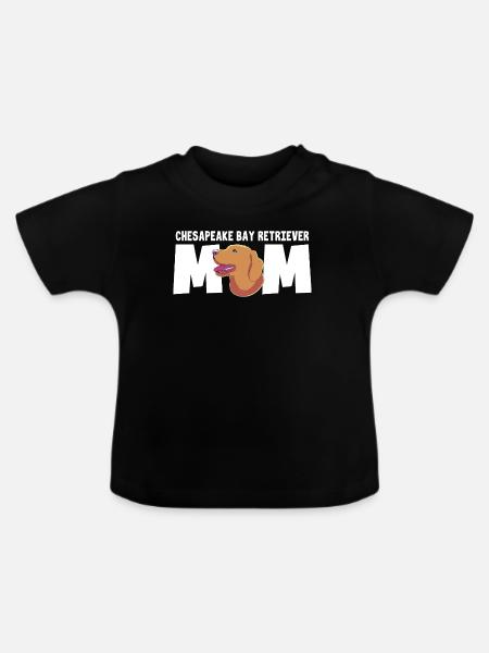 Chesapeake Bay Retriever - Baby Bio-T-Shirt mit Rundhals - Schwarz